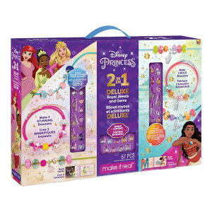 fBYj[ vZX Disney Princess Make It Real Disney Princess 2 in 1 Deluxe Royal Jewels & Gems - Disney Princess Craft Kit with Disney Charms & Beads - Disney Princess Jewelry Making Kit for Girls 8-10-12-14 ysAiz