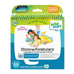 fBYj[ vZX Disney Princess LeapFrog LeapStart Disney Princess Shine with Vocabulary Book ysAiz