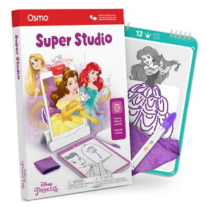 fBYj[ vZX Disney Princess Osmo - Super Studio Disney Princess - Ages 5-11 - Learn to Draw - For iPad or Fire Tablet - Educational Learning Games - STEM Toy Gifts for Kids, Boy & Girl - Ages 5 6 7 8 9 10 11 (Osmo Base Re ysA