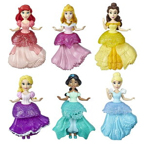 fBYj[ vZX Disney Princess Disney Princess Collectible Dolls, Set of 6 with 6 Royal Clips Fashions, One-Clip Dresses, Toy for 3 Year Olds and Up ysAiz