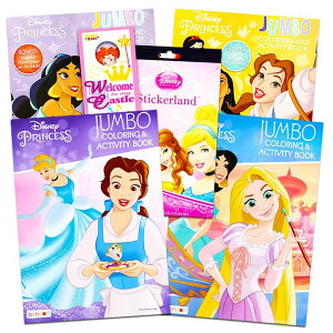 fBYj[ vZX Disney Princess Disney Princess Coloring Book Super Set - Includes 4 Disney Princess Books Filled with Over 200 Coloring Pages and Activities and Over 175 Stickers ysAiz
