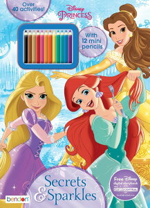 fBYj[ vZX Disney Princess Disney Princess Official Activity Book with Mini Pencils 45648 Bendon ysAiz