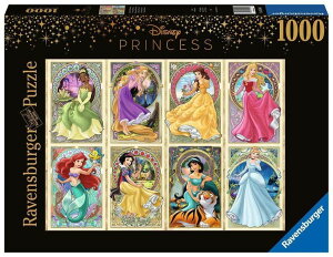 fBYj[ vZX Disney Princess Ravensburger Disney Art Nouveau Princesses 1000-Piece Puzzle - Unique and Engaging Jigsaw | Softclick Technology Ideal Gift for Puzzle Enthusiasts and Disney Fans ysAiz