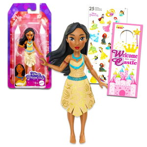fBYj[ vZX Disney Princess Disney Princess Pocahontas Doll Set - 3 Pc Pocahontas Toy Bundle with Pocahontas Doll for Girls, Stickers, and More (Pocahontas 5 Inch Petite Figure for Kids, Toddlers) ysAiz