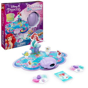 vZX PrincessAG Ariel g}[Ch Spin Master Games, Disney Princess, Little Mermaid Charming Sea Adventure Game, Disney Game, Family Game Night, Christmas Gifts for Kids, for Ages 4+ ysAiz