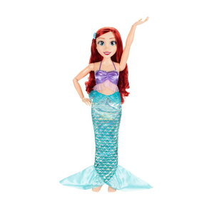 vZX PrincessAG Ariel g}[Ch Disney Princess Ariel Doll Playdate 32h Tall & Poseable, My Size Articulated Doll in Mermaid Outfit, Comes with Dinglehopper to Comb Her Long Red Hair, and Seashell Hair Pins ys