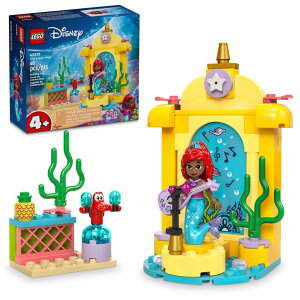 vZX PrincessAG Ariel g}[Ch LEGO Disney Princess Arielfs Music Stage, Ariel Toy with 2 Iconic Characters, Buildable Disney Princess Toy for Kids, Fun Disney Gift Idea for TV Show Fans, Girls and Boys Ages 4 y