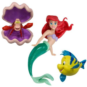 vZX PrincessAG Ariel g}[Ch SwimWays Little Mermaid Disney Dive Characters Kids Pool Toy- Princess Ariel, Flounder, and Sebastian, Bath Toys and Pool Party Supplies ysAiz