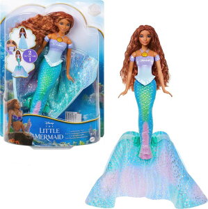 vZX PrincessAG Ariel g}[Ch Mattel Disney Princess Toys, The Little Mermaid Transforming Ariel Fashion Doll, Switch from Human to Mermaid, Inspired by the Movie ysAiz