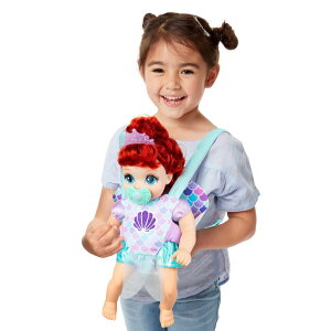 vZX PrincessAG Ariel g}[Ch Disney Princess Ariel Baby Doll Deluxe with Tiara, Carrier, Plush Friend, Pacifier, Bib & Baby Bottle [Amazon Exclusive] ysAiz