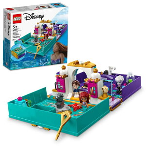 vZX PrincessAG Ariel g}[Ch LEGO Disney The Little Mermaid Story Book 43213 Fun Playset with Ariel, Prince Eric, and Ursula Micro-Doll, Disney Princess Toy, Birthday Present for Kids and Fans Aged 5 and up ys