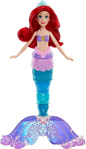 vZX PrincessAG Ariel g}[Ch Disney Princess Rainbow Reveal Ariel, Color Change Doll, Water Toy Inspired by The Disneyfs The Little Mermaid, for Girls 3 and Up ysAiz