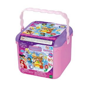 vZX PrincessAG Ariel g}[Ch vcF Ɩb x AquaBeads Disney Princess Creation Cube, Complete Arts & Crafts Bead Kit for Children - Over 2,500 Beads & Display Stand The Create Belle, Ariel, 