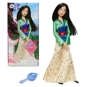 vZX [ Disney Store Official Princess Classic Doll (Mulan), 11 Inches, Includes Brush with Molded Details, Fully Posable Toy in Classic Outfit Princess Toys for Girls ysAiz