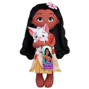 vZX Ai Moana AiƓ`̊C Disney Princess Lil' Friends Plushie Moana & Pua 14-inch Plushie Doll, Kids Toys for Ages 3 Up by Just Play ysAiz