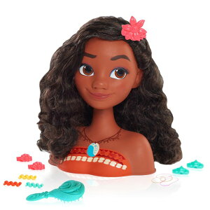 vZX Ai Moana AiƓ`̊C Disney Princess Moana Styling Head with Accessories, 14-pieces, Black Hair, Brown Eyes, Kids Toys for Ages 3 Up by Just Play ysAiz