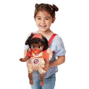�v�����Z�X ���A�i Moana ���A�i�Ɠ`���̊C Disney Princess Moana Baby Doll Deluxe with Tiara, Carrier, Plush Friend, Pacifier, Bib & Baby Bottle [Amazon Exclusive] �y���s�A���i�z