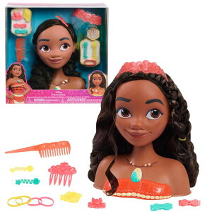 vZX Ai Moana AiƓ`̊C Disney Princess Moana Styling Head, 14-Pieces, Pretend Play, Kids Toys for Ages 3 Up by Just Play ysAiz