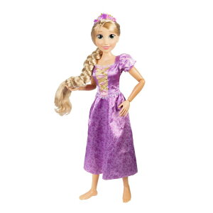 vZX vcF Disney Princess Rapunzel Doll Playdate 32h Tall & Poseable, My Size Articulated Doll in Purple Dress, Comes with Brush to Comb Her Long Golden Hair, Flower Garland Hairband & Hair Pins ysAiz