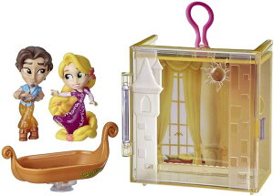 vZX vcF Disney Princess Perfect Pairs Rapunzel, Fun Tangled Unboxing Toy with 2 Dolls, Display Case and Boat Stand, for Kids 3 Years and Up ysAiz