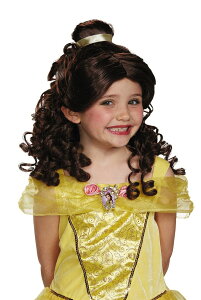 Ɩb x Disney Princess Belle Beauty & the Beast Girls' Wig ysAiz