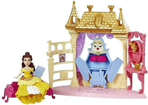 Ɩb x Disney Princess Royal Chambers Playset and Belle Doll, Royal Clips Fashion, One-Clip Skirt ysAiz