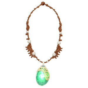 vZX Ai Moana AiƓ`̊C Disney Princess Disney Moana Necklace Light Up Magical Seashell Heart of Te Fiti ysAiz