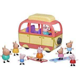 �y�p�s�b�O ����Ă� Peppa Pig Peppa Visits Australia Campervan Vehicle Preschool Toy with Rolling Wheels; Includes 8 Figures, 4 Accessories, for Ages 3 and Up (Amazon Exclusive) �y���s�A���i�z