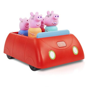 ペパピッグ きんてれ Peppa Pig's Clever Car Interactive Pre-School Toy With Lights And Sounds - Self Driving - Plays Peppa Music And Talks - Motorized Vehicle With Collision Avoidance Sensors? Red 【並行輸入品】