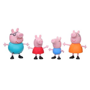 �y�p�s�b�O ����Ă� Peppa Pig Peppa's Adventures Peppa's Family Figure 4-Pack Toy, 4 Peppa Pig Family Figures in Iconic Outfits, Ages 3 and up �y���s�A���i�z