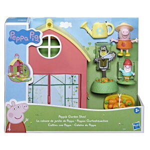 �y�p�s�b�O ����Ă� Peppa Pig Peppa's Adventures Peppas F36585L0 Garden Shed Play Set Includes 1 Figure, 5 Accessories, with Carry Handle for Travel, Suitable for Ages 3 and Above �y���s�A���i�z