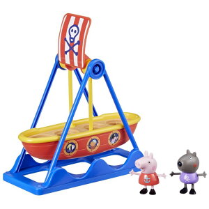 �y�p�s�b�O ����Ă� Peppa Pig Toys Peppa's Pirate Ride Playset with Swinging Pirate Ship and 2 Figures, Preschool Toys for 3 Year Old Girls and Boys and Up �y���s�A���i�z