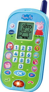 ypsbO Ă VTech Peppas Learning Phone - with Original Voices from The Peppa Pig Series and Exciting Educational Games - for Children Aged 2-5 Years ysAiz