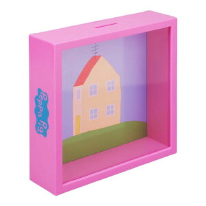 ypsbO Ă Peppa Pig House Frame Money Box with Stickers - Officially Licensed Gift for Kids Bedroom Accessories & Decor | Paladone ysAiz