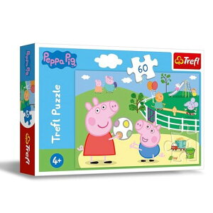 ypsbO Ă Trefl Peppa Pig 60 Piece Jigsaw Puzzle Fun with Friends Print, DIY Puzzle, Creative Fun, Classic Jigsaw for Adults and Children from 4 Years Old ysAiz