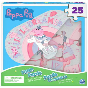�y�p�s�b�O ����Ă� Spin Master Games 25-Piece Peppa Pig Foam Puzzle, for Families and Kids Ages 4 and up �y���s�A���i�z