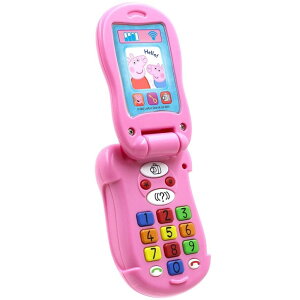 ypsbO Ă Peppa Pig PP06 Peppa's Flip & Learn Toy Phone for Kids-Interactive Learning and Child Development, Colours and Number Recognition and Communication, 3+ Years, Single, Multi ysAiz