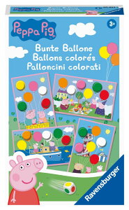 ypsbO Ă Ravensburger Gift Game 20853 Peppa Pig Colourful Balloons Funny Colour Dice Game for Children from 3 Years, Peppa Pig Gift, Peppa Pig Puzzle ysAiz