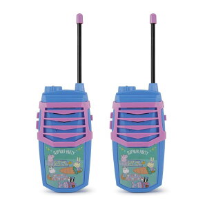 ypsbO Ă Sakar Peppa Pig Molded Walkie Talkie for Kids, Safe and Flexible Antenna, Over 1000ft Range, Easy-to-Use Power Switch, Belt Clip, Pack of 2, Camping Accessories, 2-Pack, Outdoor Toys ysAiz
