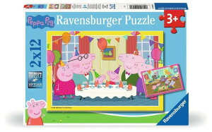 ypsbO Ă Children's puzzle 2x12 Teile - Peppa Wutz - Zeit zu feiern! ysAiz