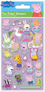 ypsbO Ă Paper Projects Peppa Pig Pink Sparkly Reusable Stickers | Official Licensed Product | Reusable on Non-Porous Surfaces, 19.5cm x 9.5cm ysAiz