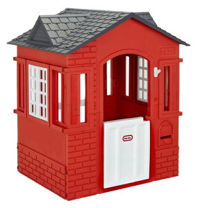 vCnEX ܂܂ q LbY Little Tikes Cape Cottage Playhouse with Working Door, Windows, and Shutters - Red| For Kids 2-6 Years Old ysAiz