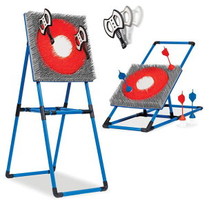 Q[ p[eB y߂ EastPoint 2-in-1 Axe Throw & Lawn Dart Combo Backyard Game Set for Indoors and Outdoors ysAiz