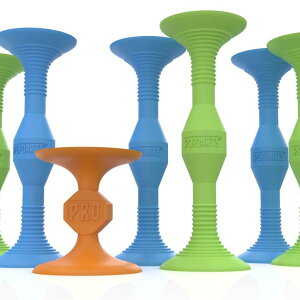 �Q�[�� �p�[�e�B �y���߂� Popdarts Pro Pack (Blue and Green) - Indoor, Outdoor Suction Cup Throwing Game - Competition with a POP �y���s�A���i�z