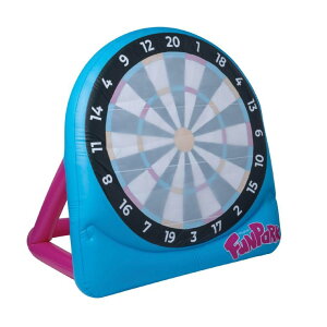 Q[ p[eB y߂ Flybar FunPark Giant Inflatable Dartboard Game for Kids ? Outdoor Target Toy with Velcro Darts & Balls ? Backyard Sports Set for Boys & Girls Ages 6+ ? Inflatable Soccer Toss, Pump & Ground Stakes ysAiz