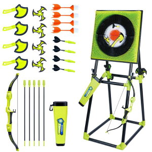 Q[ p[eB y߂ Axe Throwing Game for Backyard Archery Targets for Backyard for Adults Bow and Arrow Target Outdoor Indoor Camping Yard Throwing Axe Game Board Ax Throwing Set Includes 5 Throwing Kits ysAiz