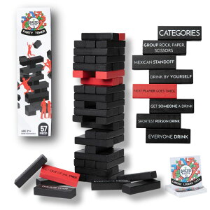 Q[ p[eB y߂ Buzzed Blocks Ultimate Party Tower with Hilarious Games and Commands | Classic Stacking Game with Fun Original Rules | Funny Entertaining Party Game for Adults 21 2 ysAiz