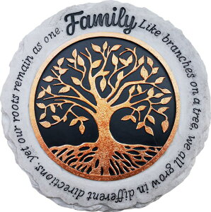 ~ ѐ 뉀 m  Spoontiques - Garden D?cor - Family Stepping Stone - Decorative Stone for Garden ysAiz