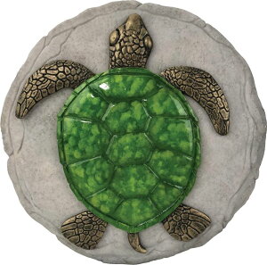 ~ ѐ 뉀 m  Spoontiques -Garden D?cor - Turtle Stepping Stone - Decorative Stone for Garden ysAiz