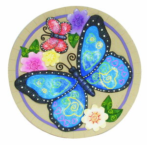 ~ ѐ 뉀 m  Spoontiques - Garden D?cor - Butterfly Stepping Stone - Decorative Stone for Garden ysAiz